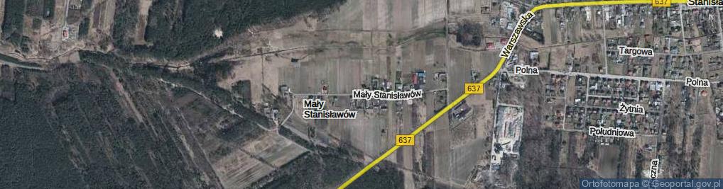 Zdjęcie satelitarne Mały Stanisławów ul.